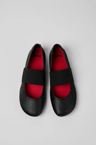 Right Black Ballerinas for Women - Autumn / Winter collection - Image 3