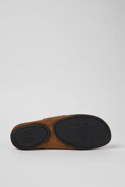 Right Brown Ballerinas for Women - Autumn / Winter collection - Image 4