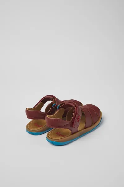 Burgundy Sandals for Kids - Autumn / Winter collection - Image 2