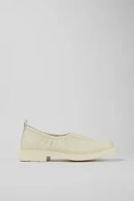 Neuman White Ballerinas for Unisex - Autumn / Winter collection