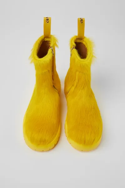 Eki Yellow Boots for Unisex - Autumn / Winter collection - Image 3