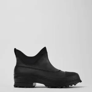 Tracktori Black Formal Shoes for Unisex - Autumn / Winter collection