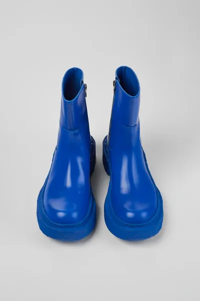 Vámonos Blue Ankle Boots for Unisex - Autumn / Winter collection - Image 3