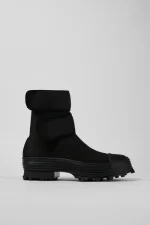 Tracktori Black Ankle Boots for Unisex - Autumn / Winter collection