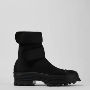 Tracktori Black Ankle Boots for Unisex - Autumn / Winter collection