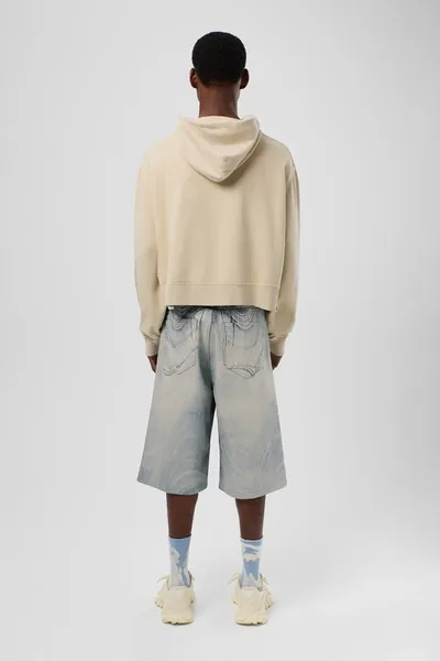 Denim shorts AU00007-002 Apparel Women. Official Online Store USA - Image 4