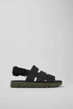 oruga Black Sandals for Men - Autumn / Winter collection