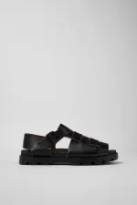 Brutus Black Sandals for Men - Autumn / Winter collection
