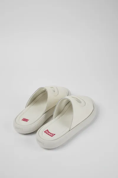Twins White Sandals for Men - Autumn / Winter collection - Image 2