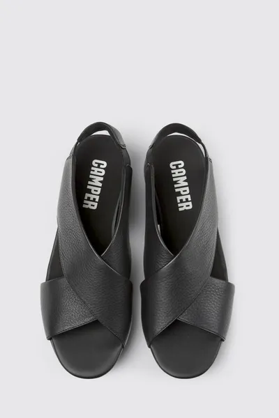 BALLOON Black Sandals for Women - Autumn / Winter collection - Image 2