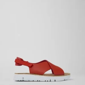 oruga Red Sandals for Women - Autumn / Winter collection