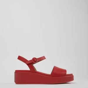 Misia Red Sandals for Women - Autumn / Winter collection
