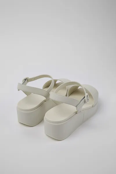 Misia White Sandals for Women - Autumn / Winter collection - Image 2