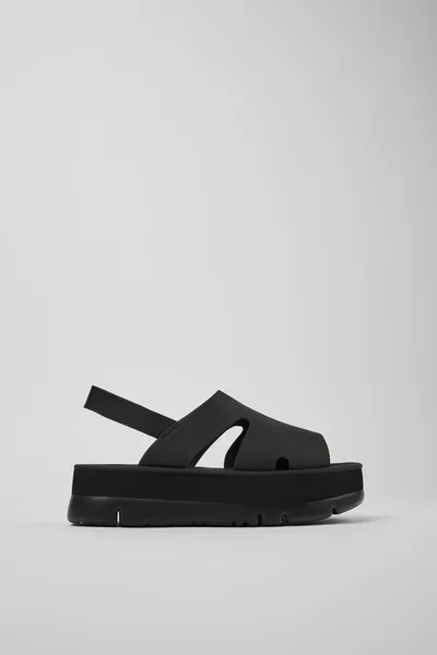 oruga Black Sandals for Women - Autumn / Winter collection