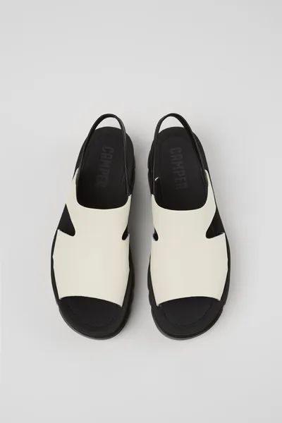 oruga White Sandals for Women - Autumn / Winter collection - Image 3