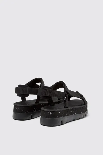 oruga Black Sandals for Women - Autumn / Winter collection
