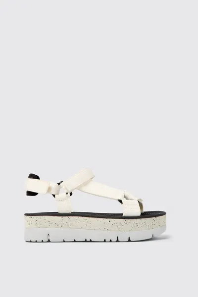 oruga White Sandals for Women - Autumn / Winter collection - Image 4