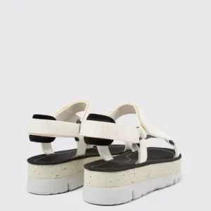 oruga White Sandals for Women - Autumn / Winter collection