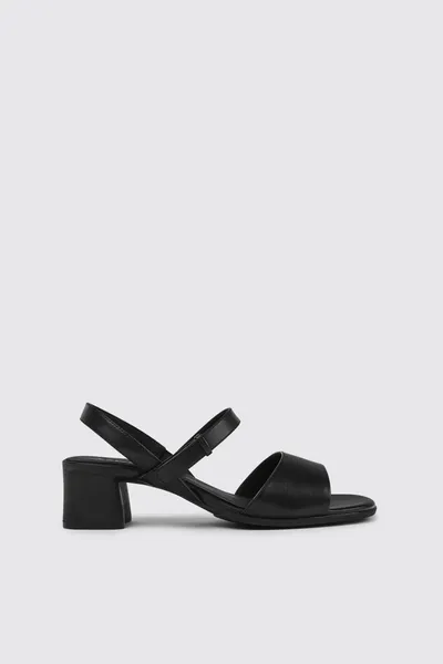 katie Black Sandals for Women - Autumn / Winter collection - Image 3