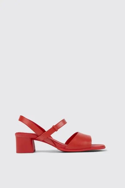 katie Red Sandals for Women - Autumn / Winter collection - Image 3