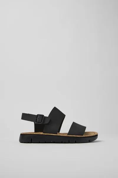 oruga Black Sandals for Women - Autumn / Winter collection