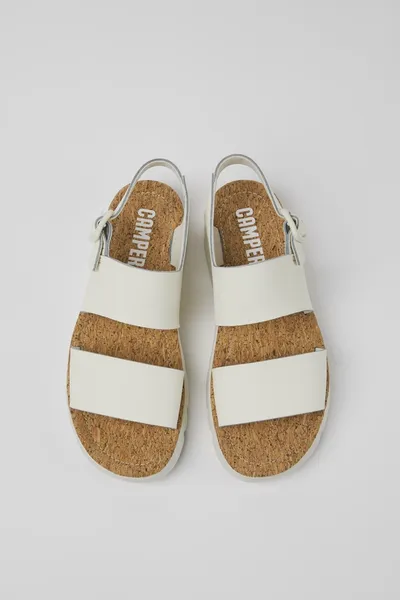 oruga White Sandals for Women - Autumn / Winter collection - Image 3