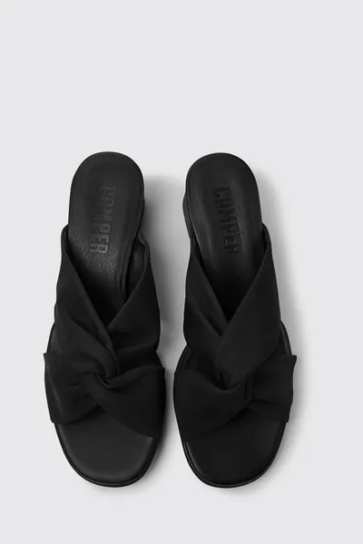 katie Black Sandals for Women - Autumn / Winter collection - Image 2