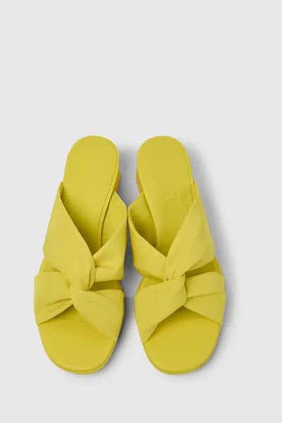 katie Yellow Sandals for Women - Autumn / Winter collection - Image 2