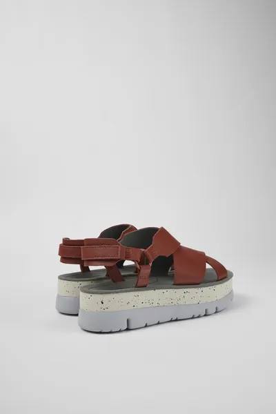oruga Red Sandals for Women - Autumn / Winter collection - Image 2