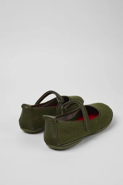 Right Green Ballerinas for Women - Autumn / Winter collection - Image 2