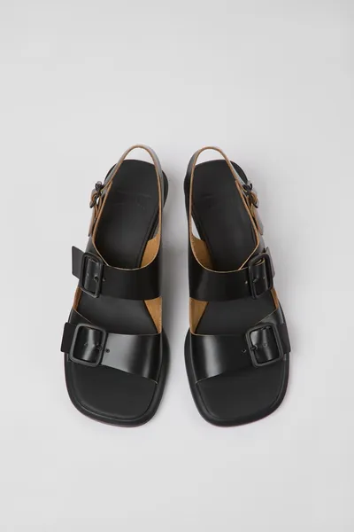 Dina Black Sandals for Women - Autumn / Winter collection - Image 3