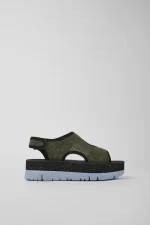 oruga Green Sandals for Women - Autumn / Winter collection