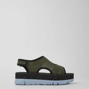 oruga Green Sandals for Women - Autumn / Winter collection