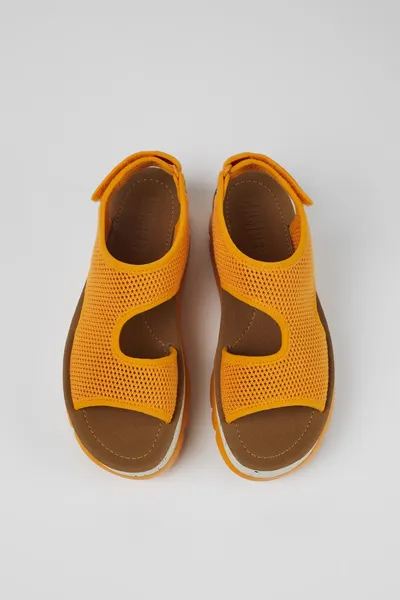 oruga Orange Sandals for Women - Autumn / Winter collection - Image 3