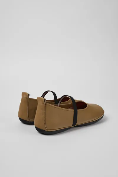 Right Brown Ballerinas for Women - Autumn / Winter collection - Image 2