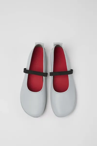 Right Grey Ballerinas for Women - Autumn / Winter collection - Image 3