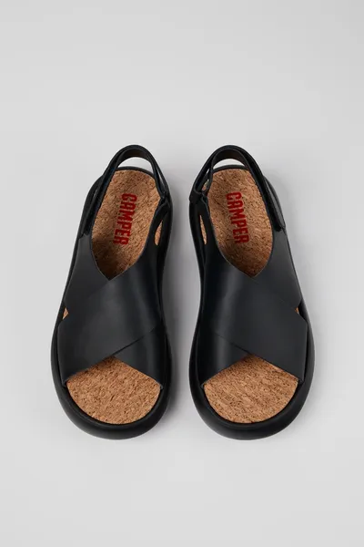 Pelotas Black Sandals for Women - Autumn / Winter collection - Image 3