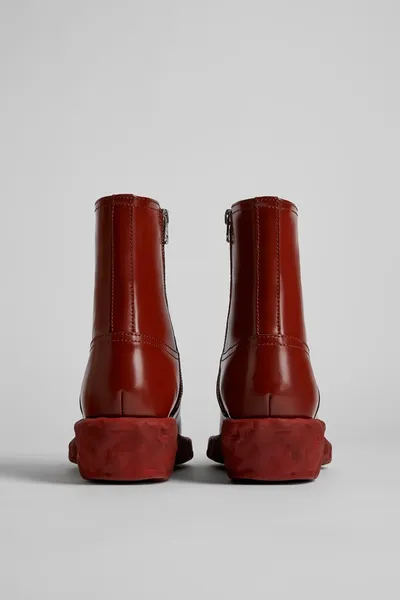 Venga Burgundy Ankle Boots for Women - Autumn / Winter collection - Image 2