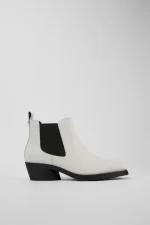 Bonnie White Ankle Boots for Women - Autumn / Winter collection