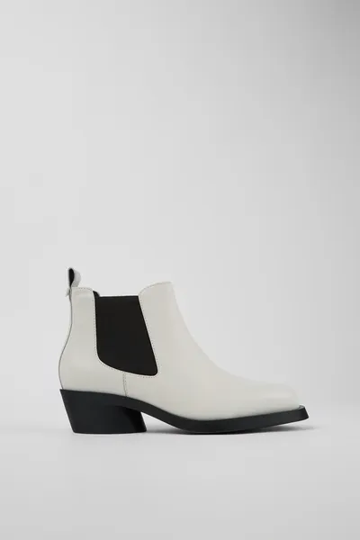 Bonnie White Ankle Boots for Women - Autumn / Winter collection