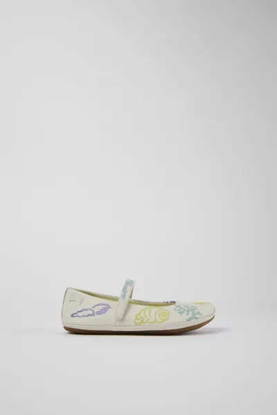 Twins White Ballerinas for Kids - Autumn / Winter collection