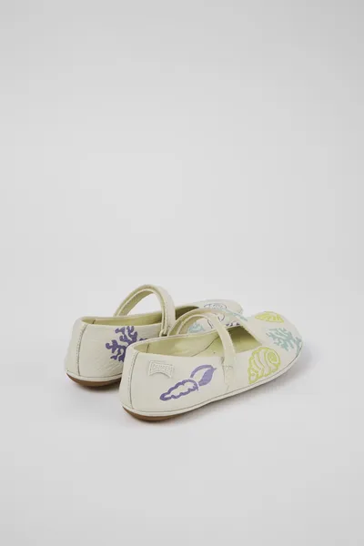 Twins White Ballerinas for Kids - Autumn / Winter collection - Image 2