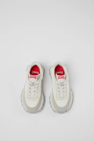 Drift Trail White Sneakers for Kids - Autumn / Winter collection - Image 3